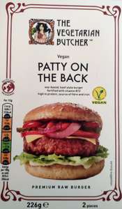 The Vegetarian Butcher Patty on the back burger 2 pack 69p @ Farmfoods Dumfries