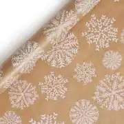 Habitat 3 Roll Kraft Snowflake Christmas Wrapping £1.50 Free Click & Collect @ Argos