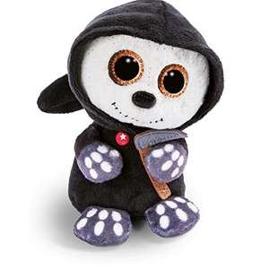 NICI 47549 Original – Glubschis Halloween Grim Reaper Sanito 25 cm-Cuddly Toy with Big, Glittery Eyes-Fluffy Stuffed Animal