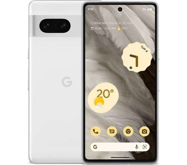 Google Pixel 7 Snow 128GB Plus Pixel Buds - £499 (Possible £338.40 with £125 Trade-in + £463.40 Pricematch Amazon) @ Currys