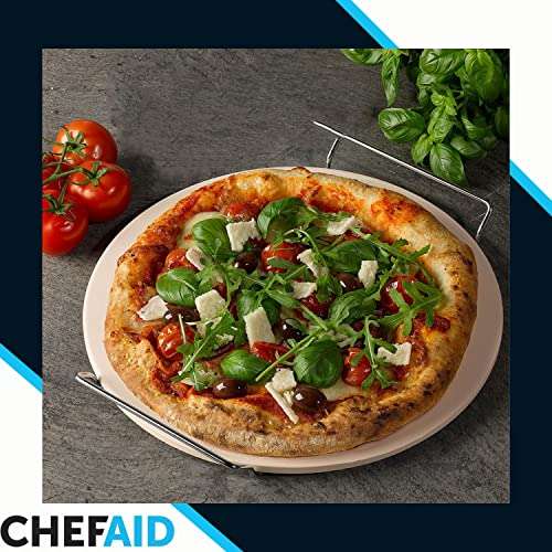 Chef Aid pizza cutter wheel Stainless steel with finger guard – Sharp, non slip cutting wheel, Dishwasher safe with hanging loop