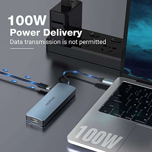 USB C Hub, USB C Adapter MacBook Pro / Air Ipad Pro Adapter, 6 in 1 with 4K HDMI Output - £19.99 @ Amazon