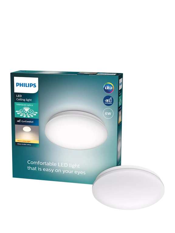 Moire CL200 LED 6W Ceiling Light, White