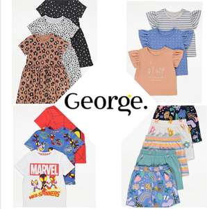 Up to 70% off George Kid's Sale New Summer lines added and further reductions + Extra 10% off with George Rewards + Free C&C