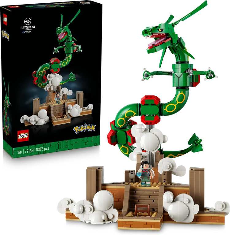 LEGO Pokémon 72168 Rayquaza W/Voucher