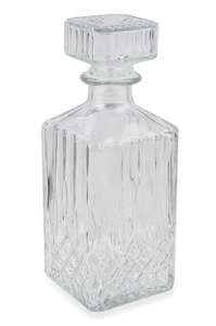 Whisky Glass Decanter 0.8 Litre with code