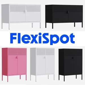 Flexispot CB10-H / CB10-V Multifunctional Steel Storage Cabinet (Black / White / Pink)
