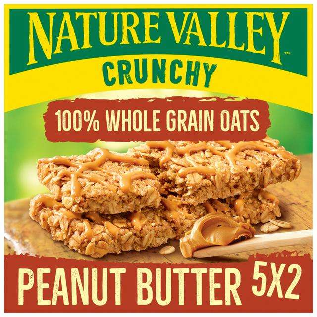 Nature Valley Crunchy Oats & Peanut Butter Cereal Bars 5x42g In-store Leigh