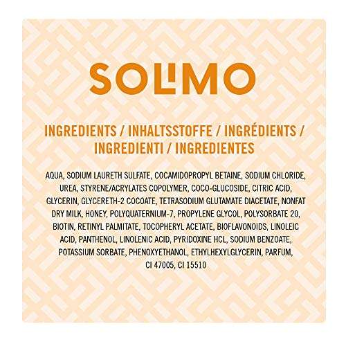 Amazon Brand - Solimo Liquid Hand Soap Refill, With Natural Honey & Milk Proteins, 1000 ml (Pack of 2) £3.90 S+S