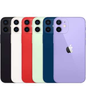 Refurbished by Apple iPhone 12 Mini 128GB Blue, Purple, Green, White or Black SIM Free + 1 Year Warranty