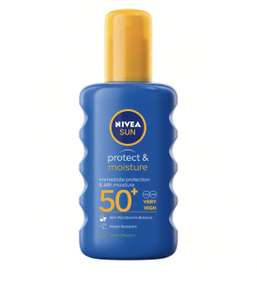 Nivea Sun Protect & Moisture Sun Spray SPF 50+ 200ml £2.40 Click & Collect @ Jewson