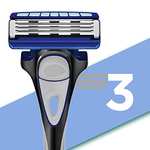 WILKINSON SWORD - Hydro 3 Skin Protection For Men | Hydrating Gel | Razor Handle + 9 Blade Refills