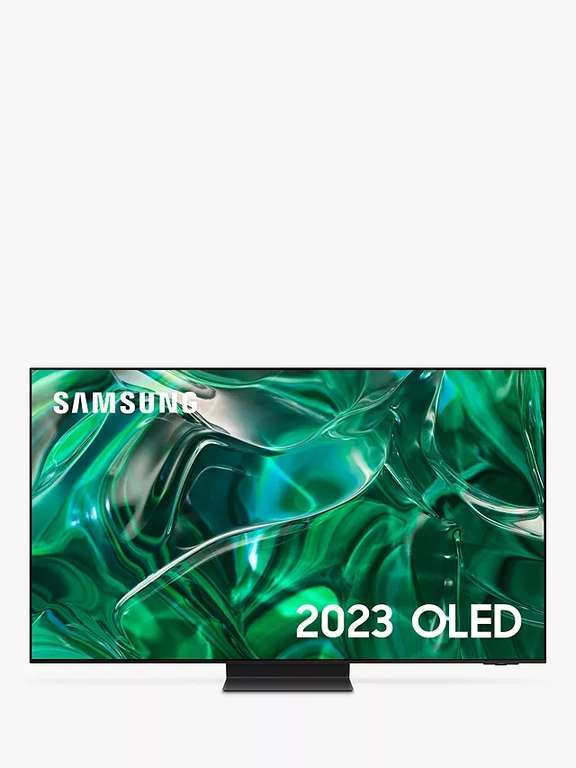 Samsung QE55S95C (2023) OLED HDR 4K Ultra HD Smart TV, 55 inch with TVPlus/Freesat HD & Dolby Atmos, Titan Black £1699 at John Lewis
