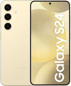 Samsung Galaxy S24 Amber Yellow 128GB + 2× Anti-Reflective Screen Protecter Via App & 5% Code + £100 Guaranteed Trade in, Effective £516.55