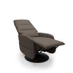 Lincoln Microsuede Electric Swivel Recliner Chair (Grey or Brown) £234.45 delivered @ Dunelm