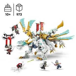 Lego Ninjago Zane Ice Dragon 71786 £57.49 / Lego Jays Titan Mech 71785 £44.99 at checkout
