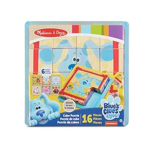 Melissa & Doug Blue's Clues & You Wooden Cube Puzzle | Puzzles | Age 3+ £4.85 @ Amazon