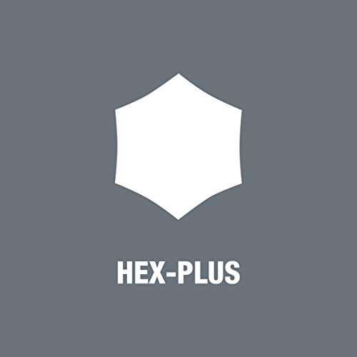 Wera 950/9 Hex-Plus 3 Chrome-Plated Hex / Allen Key Set, Metric, 1.5-10 mm, 9pc