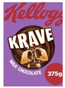 Kellogg's Krave Milk Chocolate (375g) 99p instore @ Farmfoods Leicester