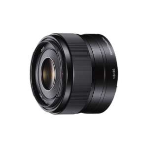 Sony SEL35F18 E Mount APS-C 35 mm F1.8 Prime Lens - Black (With £35 Voucher)