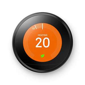 Google Nest Learning Thermostat 3rd Generation, Black or Copper (Prime Exclusive)