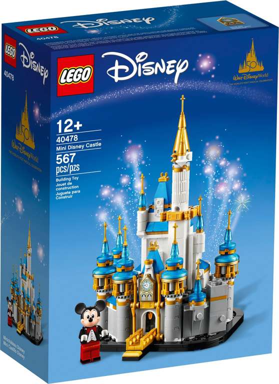 LEGO Disney 40478 Mini Disney Castle - £30.99 delivered with code @ ShopDisney