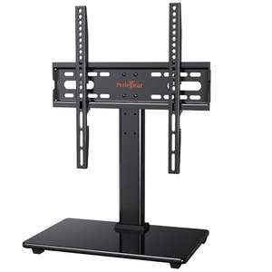Perlegear Universal Table Top Pedestal TV Stand for 32"-55” Holds 40 KG Max.VESA 400x400mm Sold by JICH EU - Prime exclusive deal
