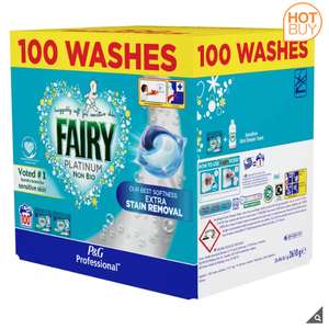 Fairy Platinum Non-Bio Pods 2.61kg 100 Wash - Chingford