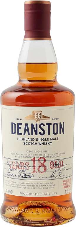 Deanston 18 Year Old Highland Single Malt Whisky ( £67.49 / £63.74 with Subscription )