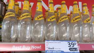 4 x Schweppes Tonic Water 1 Litre bottles - £1 @ Heron Foods