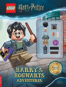 LEGO Harry Potter: Harry's Hogwarts Adventures With Harry Potter Minifigure (Paperback) - £4.50 @ Amazon