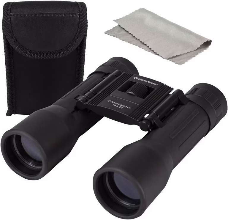 Celestron 72350 LandScout 8 x 21mm £17.99 / Celestron 72354 LandScout 16 x 32mm £19 Binocular ( water resistant / multicoated )
