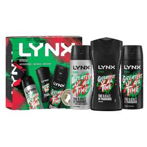 Lynx Africa Trio Gift Set (clubcard price)