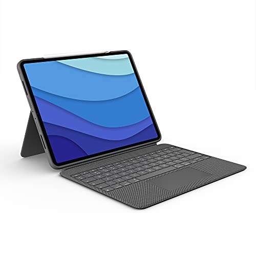 Logitech Combo Touch iPad Pro 12.9-inch (5th gen - 2021) Keyboard Case, Detachable Backlit KB with Kickstand, Trackpad £138.22 @ Amazon