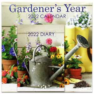 Gardener’s Year 2022 Square Calendar and Diary Set 25p + £1.99 C&C @ The Works