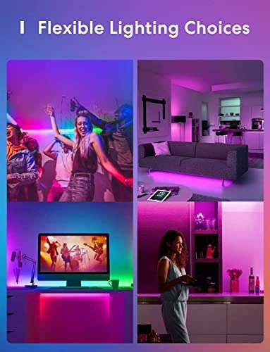 meross Led Strip Light 5M LED Light Strip Compatible with Apple HomeKit Siri Alexa Voice Control and Remote Control w/voucher