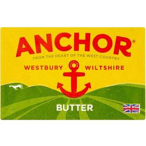 Anchor Butter Block 250g - £2 (+10% Asda Cashpot rewards) @ ASDA