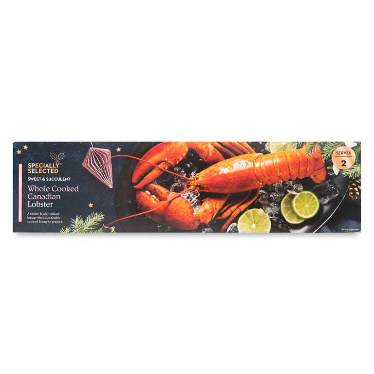Specially Selected Whole Cooked Lobster 400g - Further Reduced to £6.99 @ Aldi