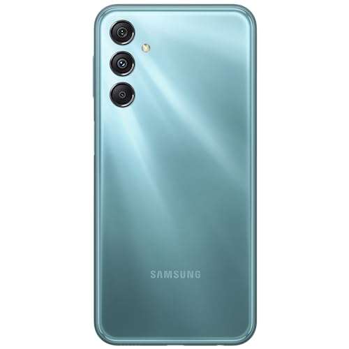 Samsung Galaxy M34 5G (Waterfall Blue, 6GB, 128GB Storage) | 120Hz sAMOLED Display | 50MP | 6000 mAh Battery - Amazon EU