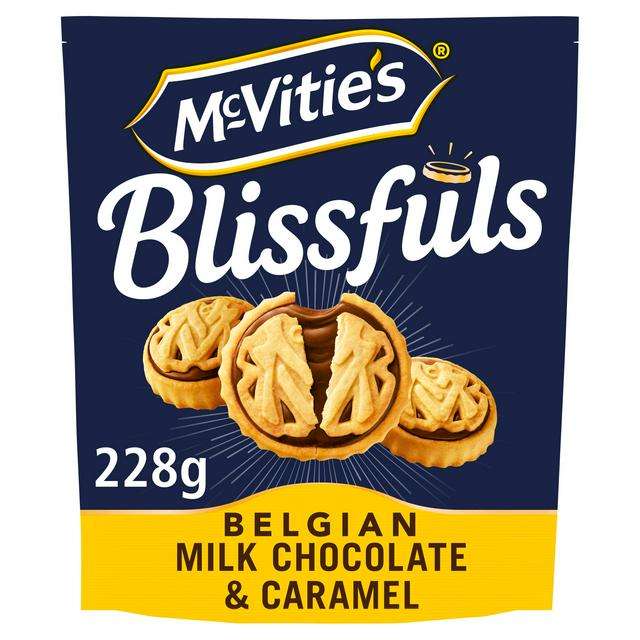 Mcvities Blissfuls Belgian chocolate and Carmel 49p @ Farmfoods Ilford