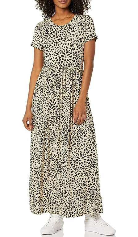 Amazon Essentials Women's Short-Sleeved Waisted Maxi Dress size S-XXL various colours. Some in XS just over £11