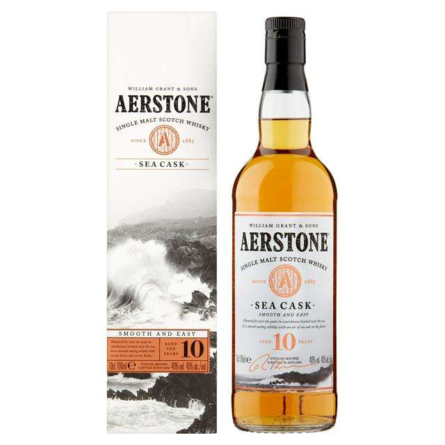 Aerstone Single Malt Scotch Whisky Aged 10 Years (Sea Cask) 70cl - £20 @ Sainsburys