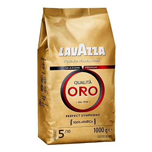 Lavazza Qualità Oro Medium Roast Coffee Beans 1KG £14 at checkout / £12.40 via sub and save @ Amazon