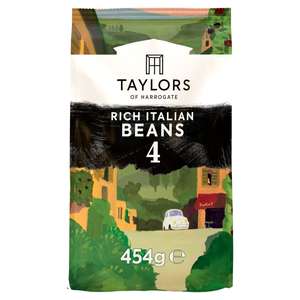 Taylors of Harrogate Rich Italian 4 Coffee Beans 454g (Great Yarmouth)