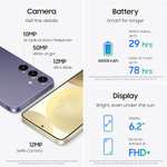 Samsung Galaxy S24, AI Android Smartphone, 8GB RAM, 256GB Storage