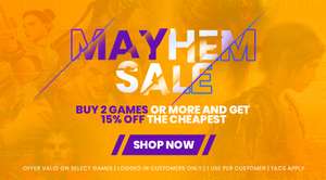 CDKeys Mayhem Sale - Buy 2 games or more and get 15% off the cheapest @ CDKeys