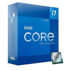 Intel Core i7-12700K Desktop Processor 8 Cores 5.0 GHz Alder Lake LGA1700 CPU £317.69 with code @ technextday / eBay
