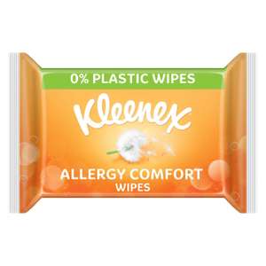 Kleenex Allergy Comfort Water Fresh Wipes 40x1 sheet - £1 @ Waitrose