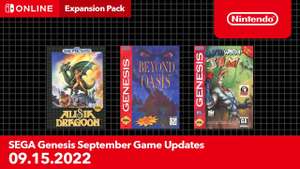 Nintendo Switch Online additions (Sega Mega Drive): Alisia Dragoon, Beyond Oasis, Earthworm Jim