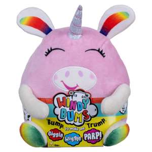 Windy Bums Unicorn Cheeky Farting Toy - farts, wiggles and giggles.